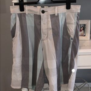 Men’s striped vintage Lululemon shorts